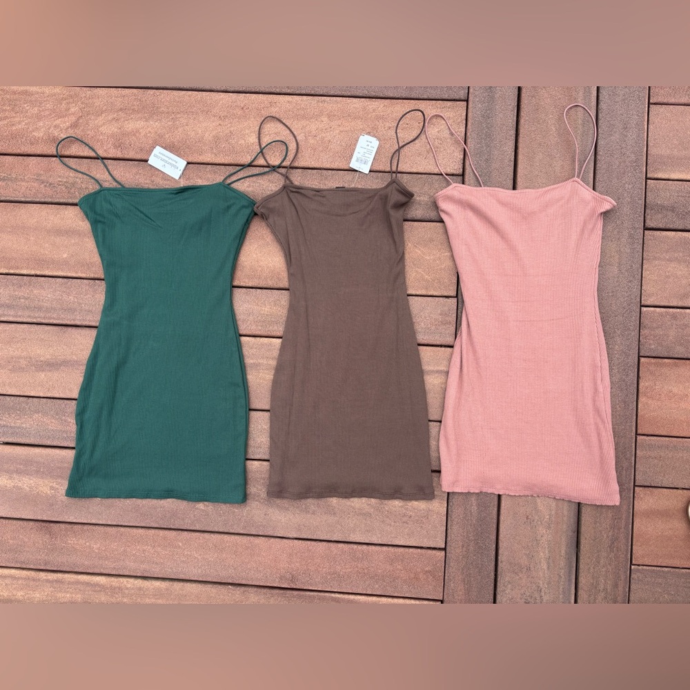 Windsor Mini Dresses/Tunic spaghetti straps Sz Medium-LOT of 3